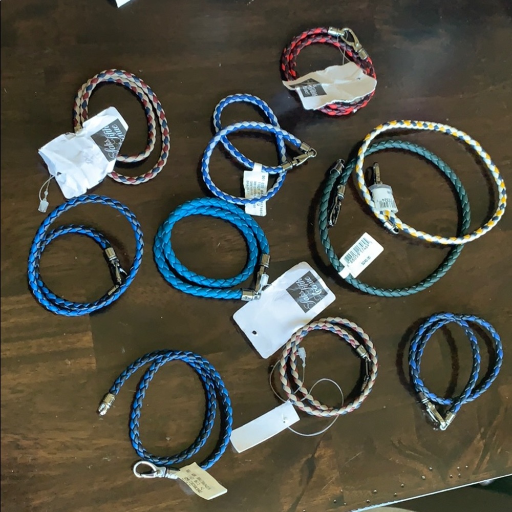 Tod’s Braided Leather bracelets